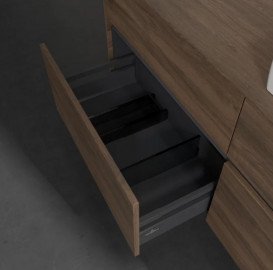 Тумба под раковину Villeroy & Boch Collaro 140х50 см с подсветкой ДСП дуб аризона C086B0VH