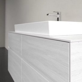 Тумба під раковину Villeroy & Boch Collaro 120х50 см із підсвічуванням ДСП біле дерево C087B0E8