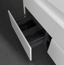 Тумба под раковину Villeroy & Boch Collaro 140х50 см с подсветкой ДСП матовый белый C088B0MS