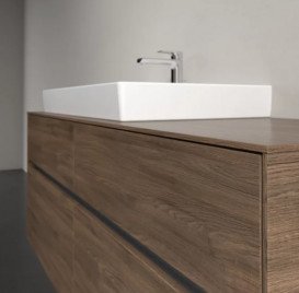 Тумба під раковину Villeroy & Boch Collaro 140х50 см із підсвічуванням ДСП дуб аризона C089B0VH