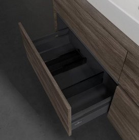 Тумба під раковину Villeroy & Boch Collaro 140х50 см із підсвічуванням ДСП кам'яний дуб C089B0RK