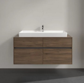 Тумба під раковину Villeroy & Boch Collaro 120х50 см із підсвічуванням ДСП дуб аризона C091B0VH