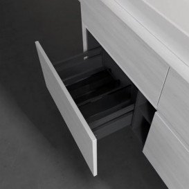 Тумба під раковину Villeroy & Boch Collaro 120х50 см із підсвічуванням ДСП біле дерево C091B0E8