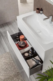 Тумба под раковину Villeroy & Boch Finion 99,6х49,8 см с подсветкой МДФ глянцевый белый лак G02000GF