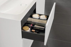 Тумба под раковину Villeroy & Boch Finion 119,6х49,8 см МДФ глянцевый белый лак F05000GF