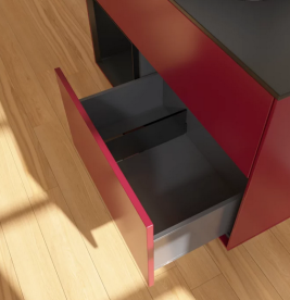 Тумба под раковину Villeroy & Boch Finion 100х50,1 см с подсветкой МДФ пион матовый лак/стекло черное матовое FA12PDHB