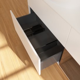 Тумба под раковину Villeroy & Boch Finion 120х50,1 см с подсветкой МДФ белый матовый лак/стекло белое матовое FA51GNMT