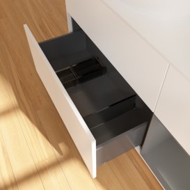 Тумба под раковину Villeroy & Boch Finion 120х50,1 см с подсветкой МДФ белый матовый лак/стекло белое матовое GA51GKMT