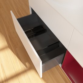 Тумба під раковину Villeroy & Boch Finion 120х50,1 см із підсвічуванням МДФ білий матовий лак/скло біле матове GA51HBMT