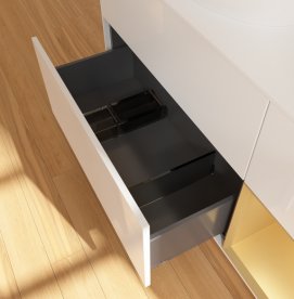 Тумба під раковину Villeroy & Boch Finion 120х50,1 см з підсвіткою МДФ білий глянцевий лак/скло біле матове GA51HFGF