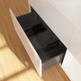 Тумба під раковину Villeroy & Boch Finion 120х50,1 см з підсвіткою МДФ білий глянцевий лак/скло біле матове GA51MTGF