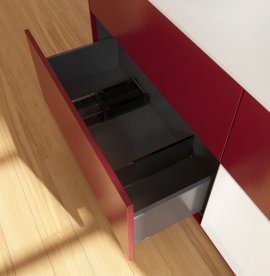 Тумба під раковину Villeroy & Boch Finion 120х50,1 см з підсвічуванням МДФ півонія матовий лак/скло біле матове GA51MTHB