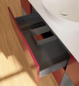 Тумба под раковину Villeroy & Boch Finion 160х50,1 см с подсветкой МДФ пион матовый лак/стекло белое матовое GD01GKHB