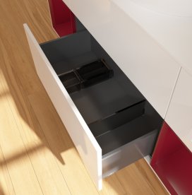 Тумба під раковину Villeroy & Boch Finion 160х50,1 см з підсвіткою МДФ білий глянцевий лак/скло біле матове GD01HBGF