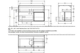 Тумба під раковину Villeroy & Boch Finion 100х50,1 см із підсвічуванням МДФ оливковий матовий лак/скло біле матове GA21GNGM