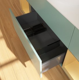 Тумба под раковину Villeroy & Boch Finion 160х50,1 см с подсветкой МДФ оливковый матовый лак/стекло белое матовое G981HFGM