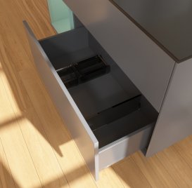 Тумба под раковину Villeroy & Boch Finion 120х50,1 см с подсветкой МДФ антрацит матовый лак/стекло черное матовое G702GMGK