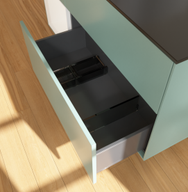 Тумба под раковину Villeroy & Boch Finion 120х50,1 см с подсветкой МДФ оливковый матовый лак/стекло черное матовое G702MTGM