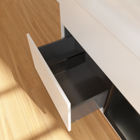 Тумба под раковину Villeroy & Boch Finion 100х50,1 см с подсветкой МДФ белый матовый лак/стекло белое матовое F371PDMT