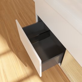 Тумба под раковину Villeroy & Boch Finion 100х50,1 см с подсветкой МДФ белый матовый лак/стекло белое матовое F371PCMT