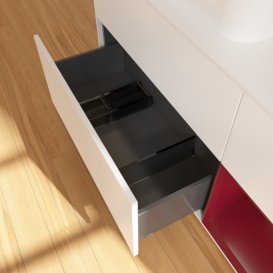 Тумба под раковину Villeroy & Boch Finion 120х50,1 см с подсветкой МДФ белый матовый лак/стекло белое матовое F401HBMT