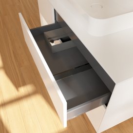 Тумба под раковину Villeroy & Boch Finion 120х50,1 см с подсветкой МДФ белый матовый лак/стекло белое матовое G411MTMT