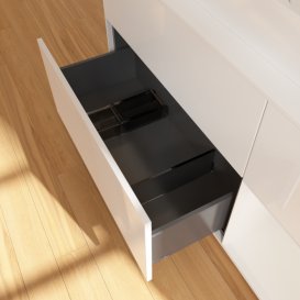 Тумба под раковину Villeroy & Boch Finion 120х50,1 см с подсветкой МДФ глянцевый белый лак/стекло белое матовое F421GFGF