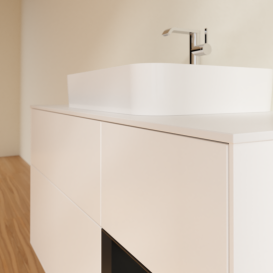 Тумба под раковину Villeroy & Boch Finion 120х50,1 см с подсветкой МДФ белый матовый лак/стекло белое матовое G421PDMT