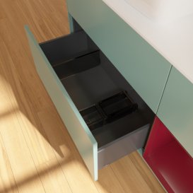 Тумба під раковину Villeroy & Boch Finion 120х50,1 см із підсвічуванням МДФ оливковий матовий лак/скло біле матове F811HBGM