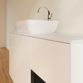 Тумба под раковину Villeroy & Boch Finion 120х50,1 см с подсветкой МДФ белый матовый лак/стекло белое матовое G811PDMT