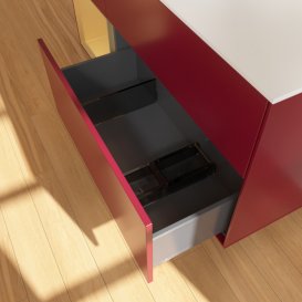 Тумба під раковину Villeroy & Boch Finion 120х50,1 см із підсвічуванням МДФ півонія матовий лак/скло біле матове F821HFHB