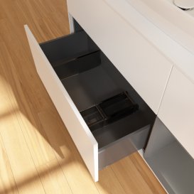 Тумба под раковину Villeroy & Boch Finion 120х50,1 см с подсветкой МДФ белый матовый лак/стекло белое матовое F831GKMT