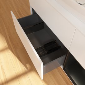 Тумба под раковину Villeroy & Boch Finion 120х50,1 см с подсветкой МДФ белый матовый лак/стекло белое матовое G831PDMT