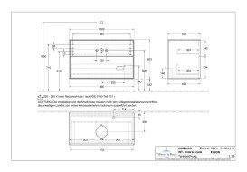 Тумба под раковину Villeroy & Boch Finion 100х50,1 см с подсветкой МДФ пион матовый лак/стекло белое матовое G88100HB