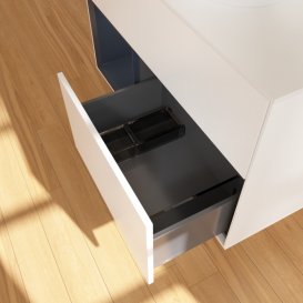 Тумба под раковину Villeroy & Boch Finion 100х50,1 см с подсветкой МДФ белый матовый лак/стекло белое матовое F891HGMT