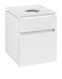 Тумба под раковину Villeroy & Boch Legato 45х50 см МДФ/ДСП глянцевый белый B56600DH