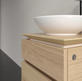 Тумба под раковину Villeroy & Boch Legato 45х50 см ДСП северный дуб B56600VJ