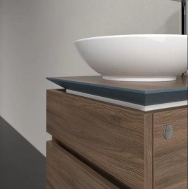 Тумба під раковину Villeroy & Boch Legato 45х50 см ДСП дуб аризона B56600VH