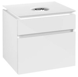 Тумба под раковину Villeroy & Boch Legato 60х55 см МДФ/ДСП глянцевый белый B56800DH