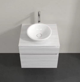 Тумба под раковину Villeroy & Boch Legato 60х50 см ДСП белое дерево B56800E8