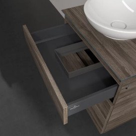 Тумба под раковину Villeroy & Boch Legato 60х50 см ДСП каменный дуб B56800RK