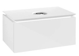 Тумба под раковину Villeroy & Boch Legato 80х50 см ДСП белый матовый B56900MS