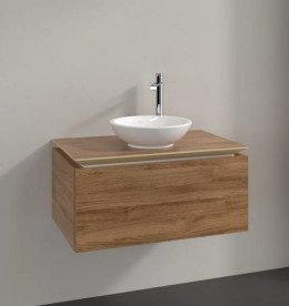 Тумба під раковину Villeroy & Boch Legato 80х50 см ДСП дуб канзас B56900RH