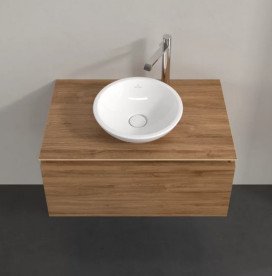 Тумба під раковину Villeroy & Boch Legato 80х50 см ДСП дуб канзас B56900RH