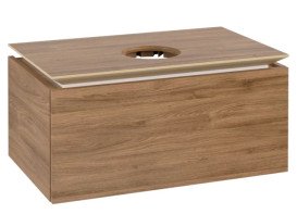 Тумба під раковину Villeroy & Boch Legato 80х50 см ДСП дуб канзас B56900RH
