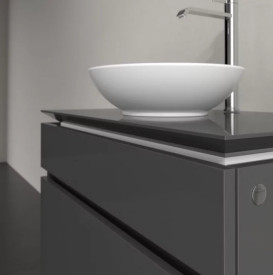 Тумба под раковину Villeroy & Boch Legato 80х50 см МДФ/ДСП глянцевый серый B57000FP