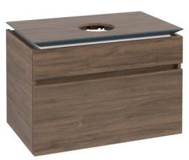 Тумба под раковину Villeroy & Boch Legato 80х50 см ДСП дуб аризона B57000VH