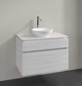 Тумба под раковину Villeroy & Boch Legato 80х50 см ДСП белое дерево B57000E8