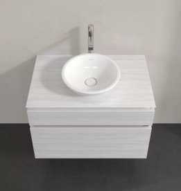 Тумба под раковину Villeroy & Boch Legato 80х50 см ДСП белое дерево B57000E8