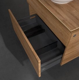 Тумба під раковину Villeroy & Boch Legato 80х50 см ДСП дуб канзас B57000RH